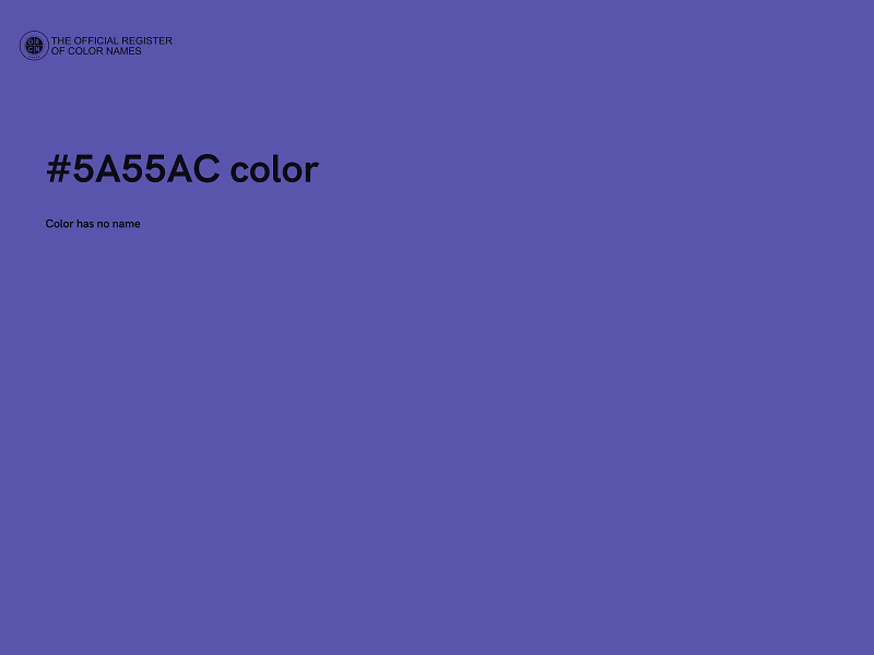 #5A55AC color image