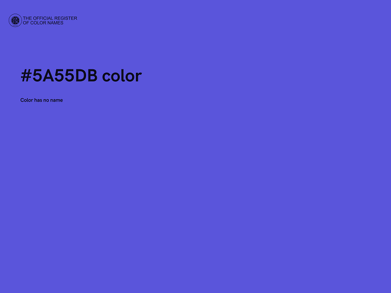 #5A55DB color image