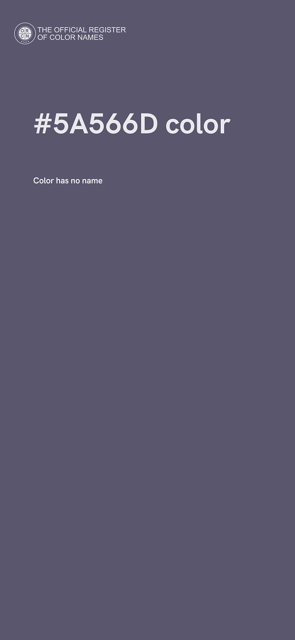 #5A566D color image
