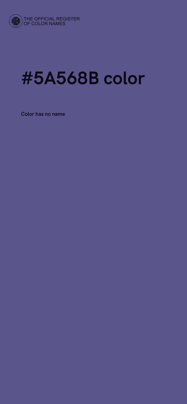 #5A568B color image