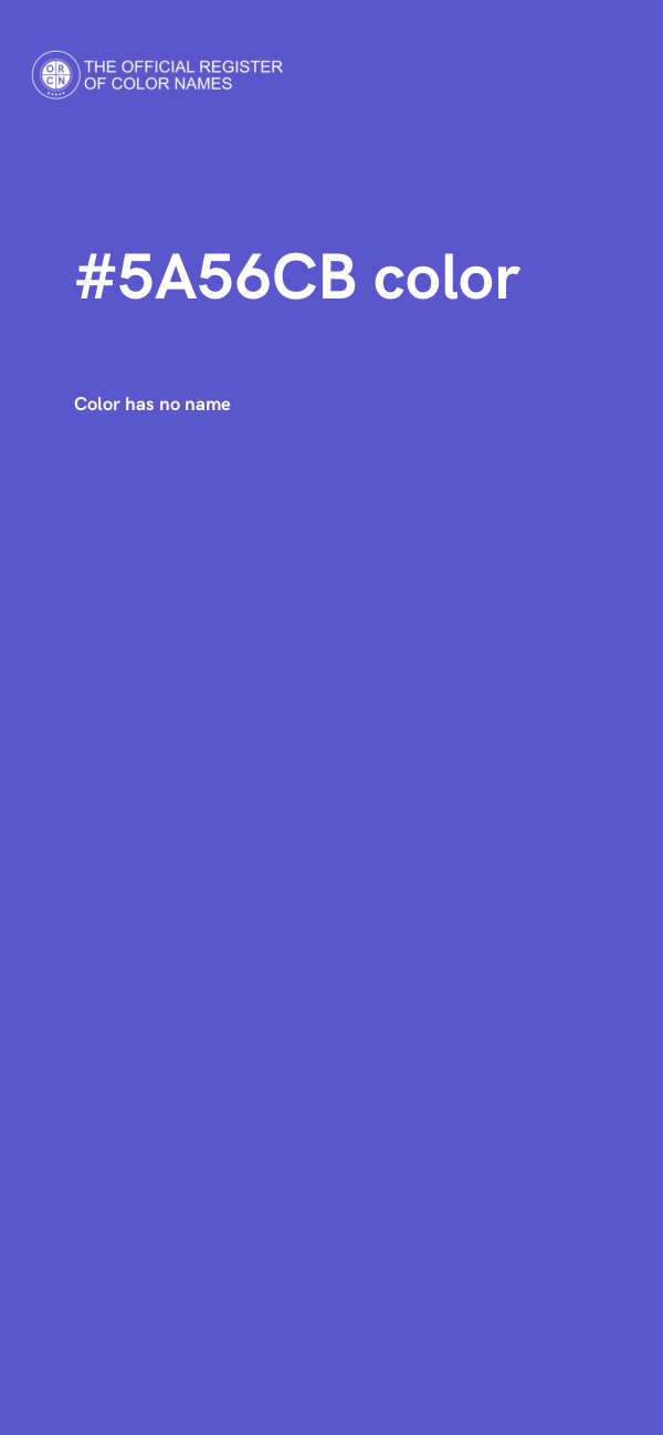 #5A56CB color image
