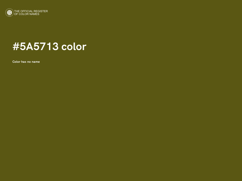 #5A5713 color image