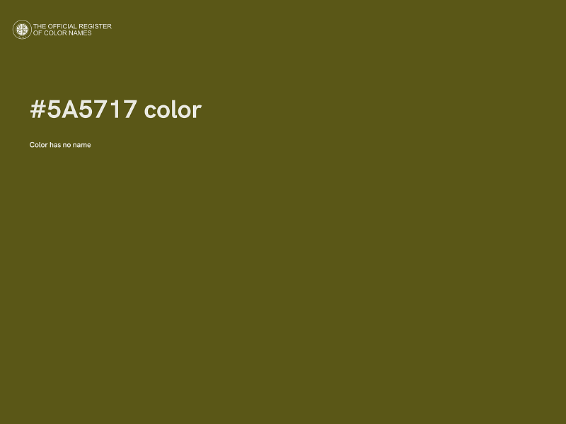 #5A5717 color image