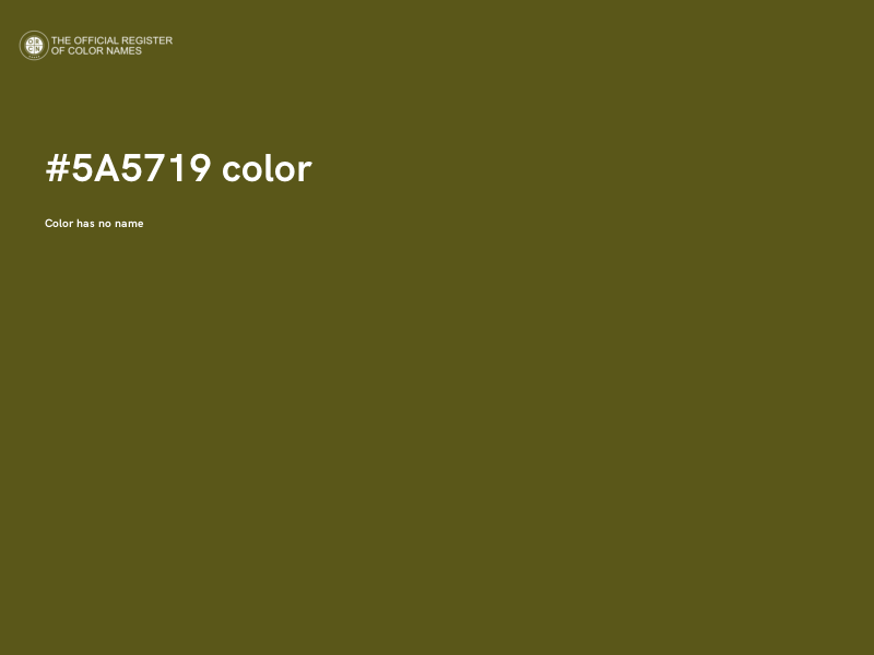 #5A5719 color image
