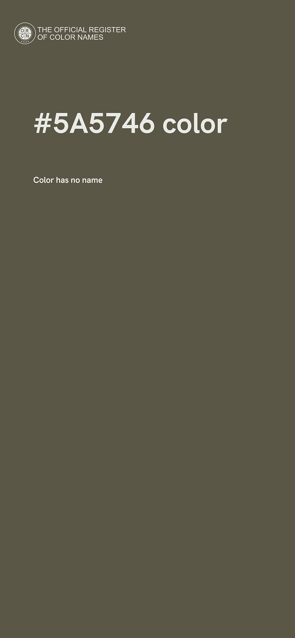 #5A5746 color image