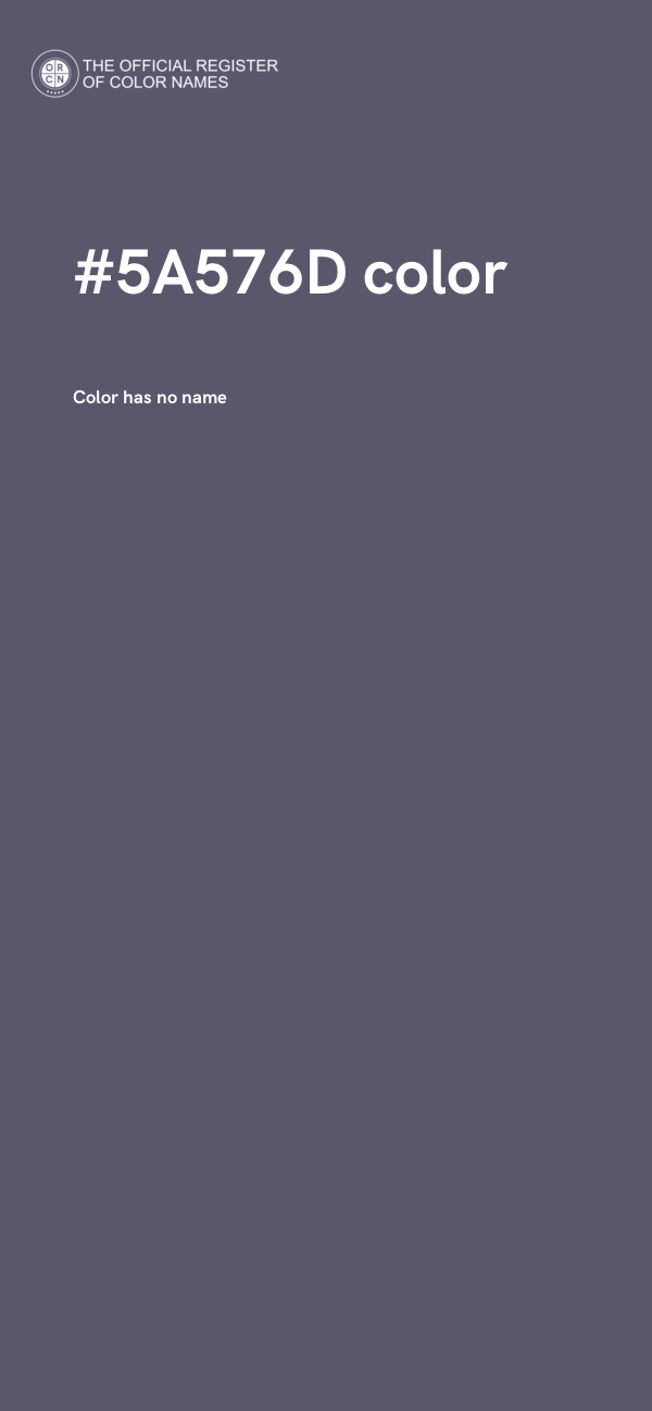 #5A576D color image