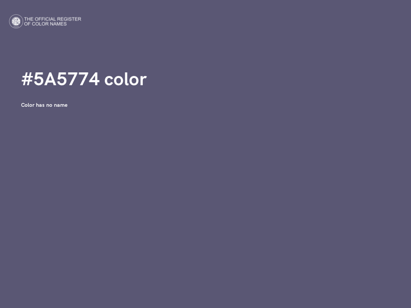 #5A5774 color image