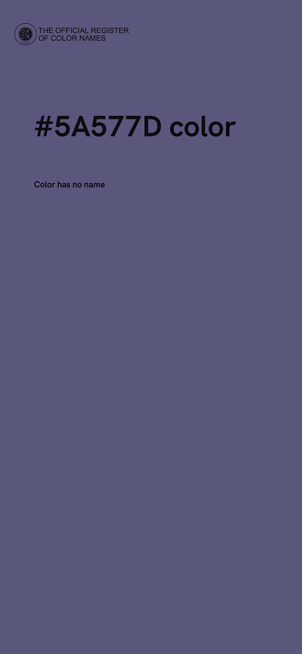 #5A577D color image