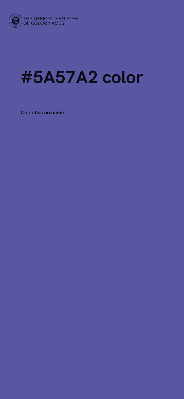 #5A57A2 color image