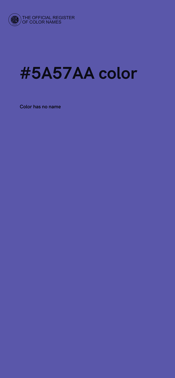 #5A57AA color image