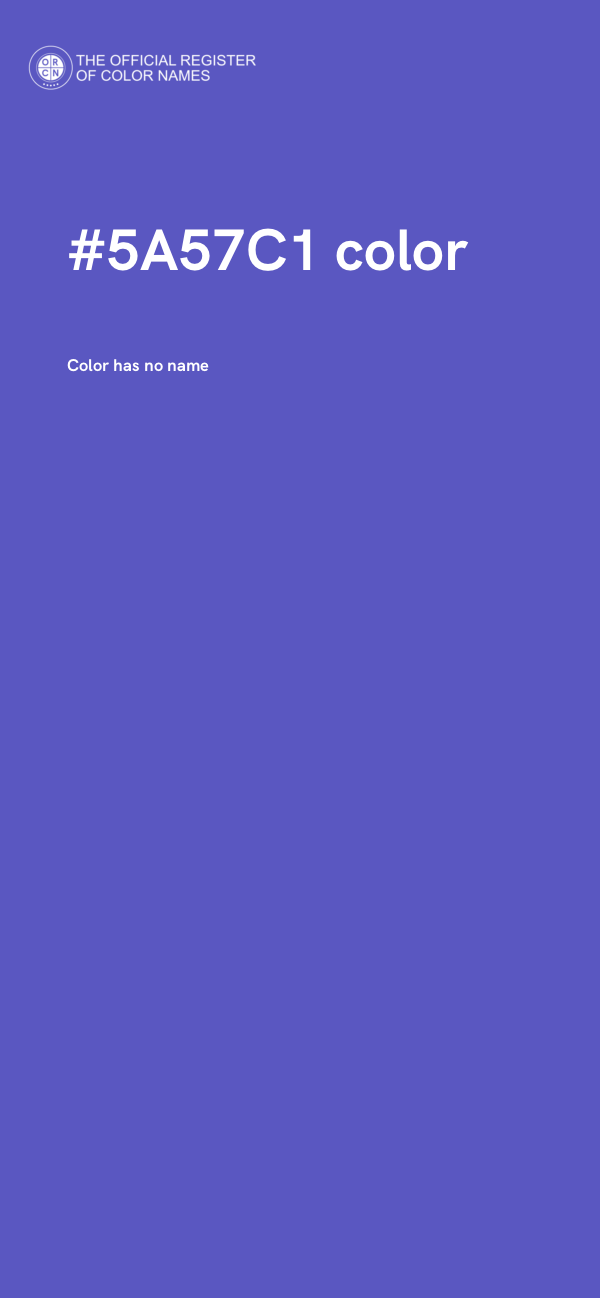 #5A57C1 color image