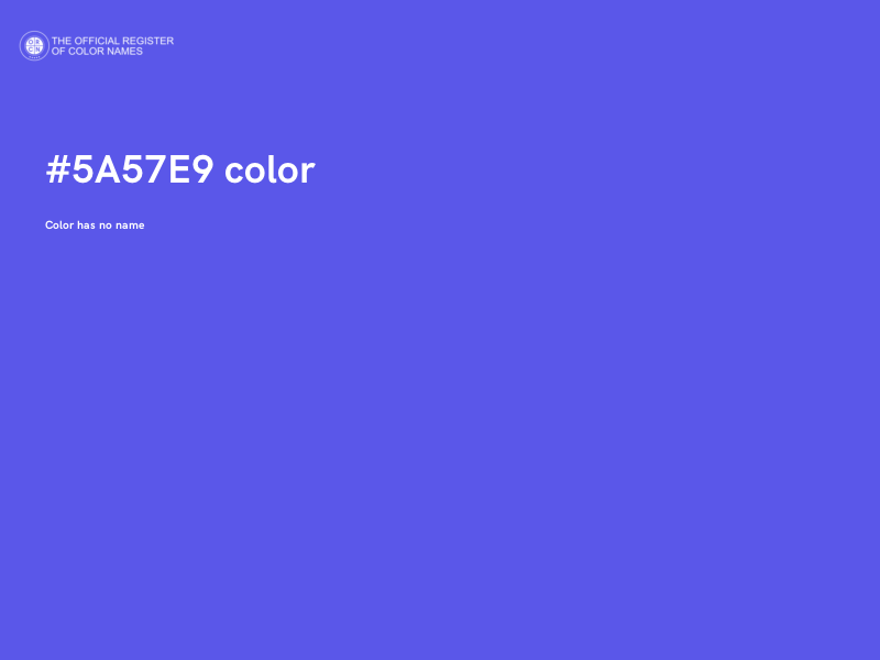 #5A57E9 color image