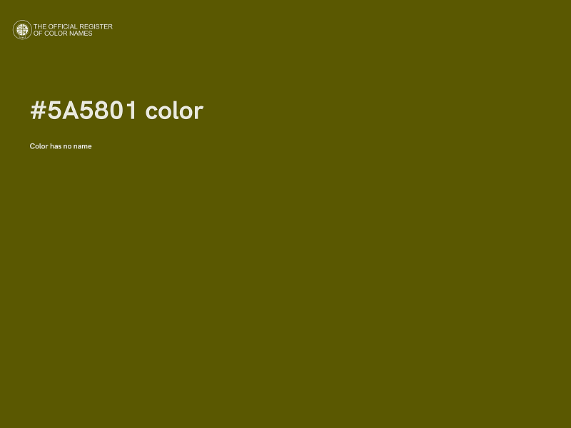 #5A5801 color image