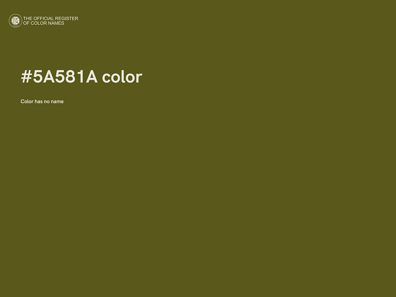 #5A581A color image