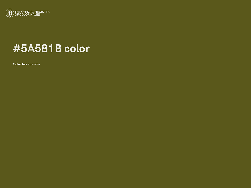 #5A581B color image