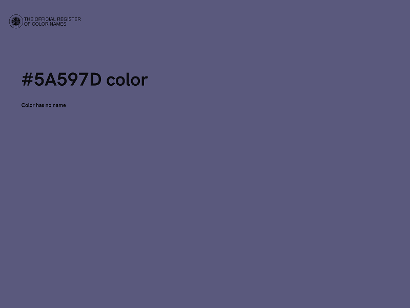 #5A597D color image