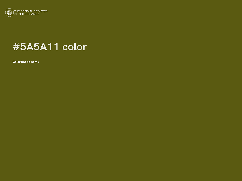 #5A5A11 color image