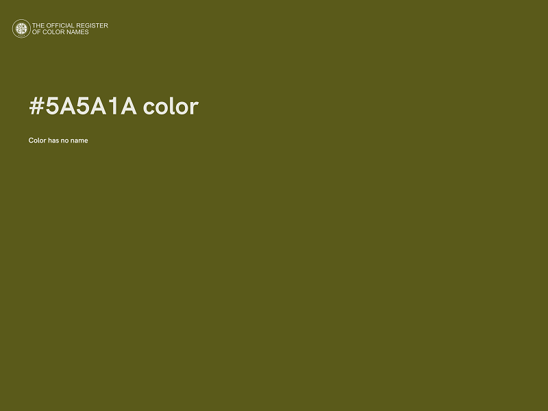 #5A5A1A color image