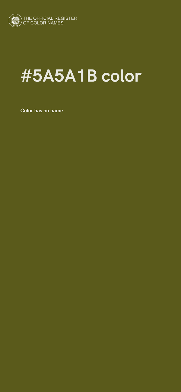 #5A5A1B color image