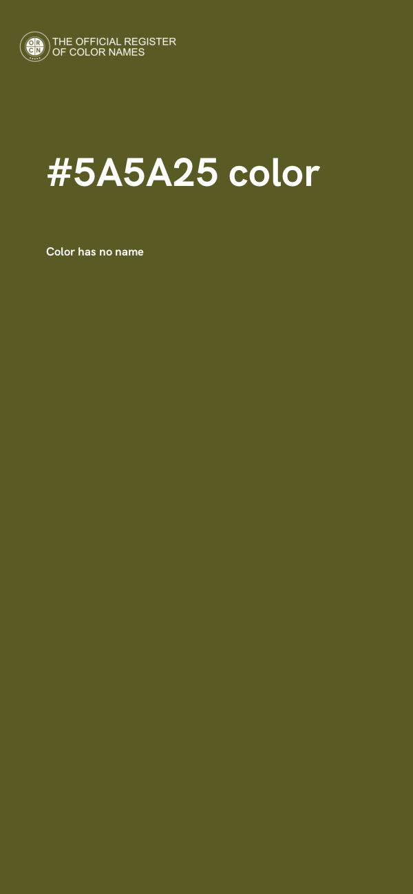 #5A5A25 color image