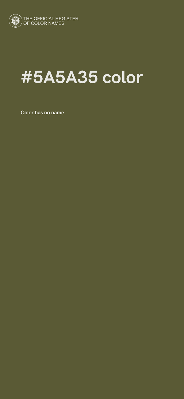 #5A5A35 color image