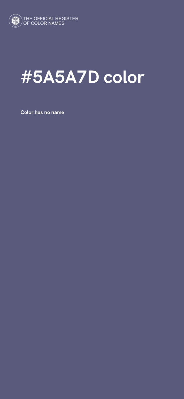 #5A5A7D color image
