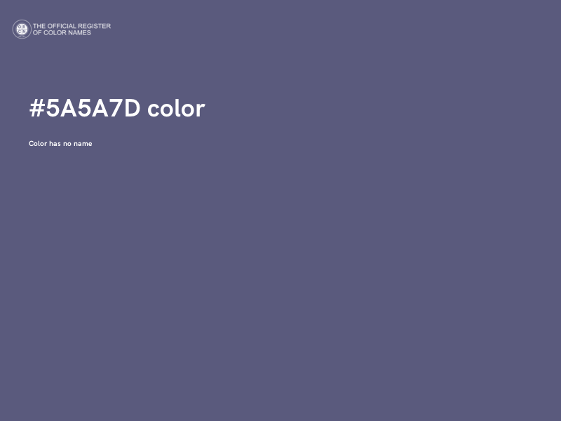 #5A5A7D color image