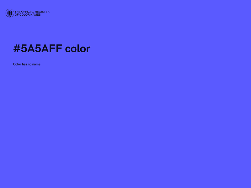 #5A5AFF color image