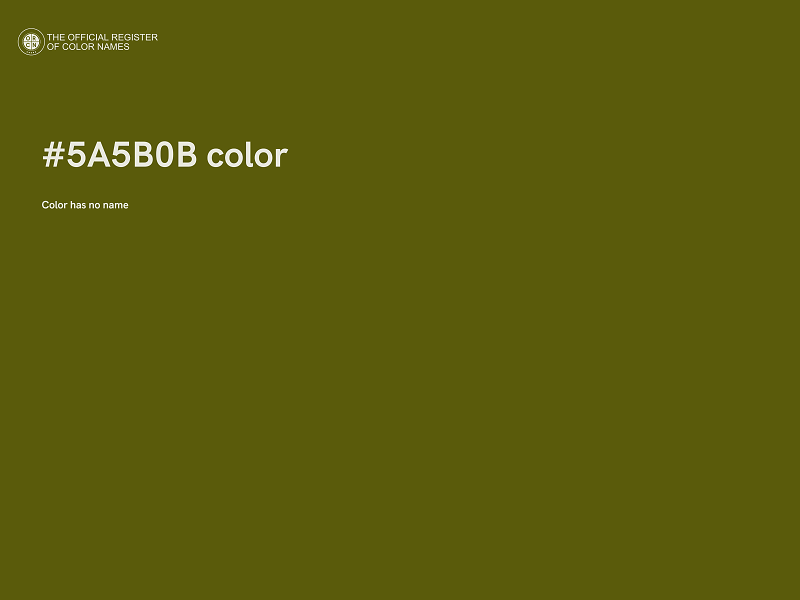 #5A5B0B color image