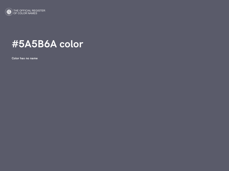 #5A5B6A color image