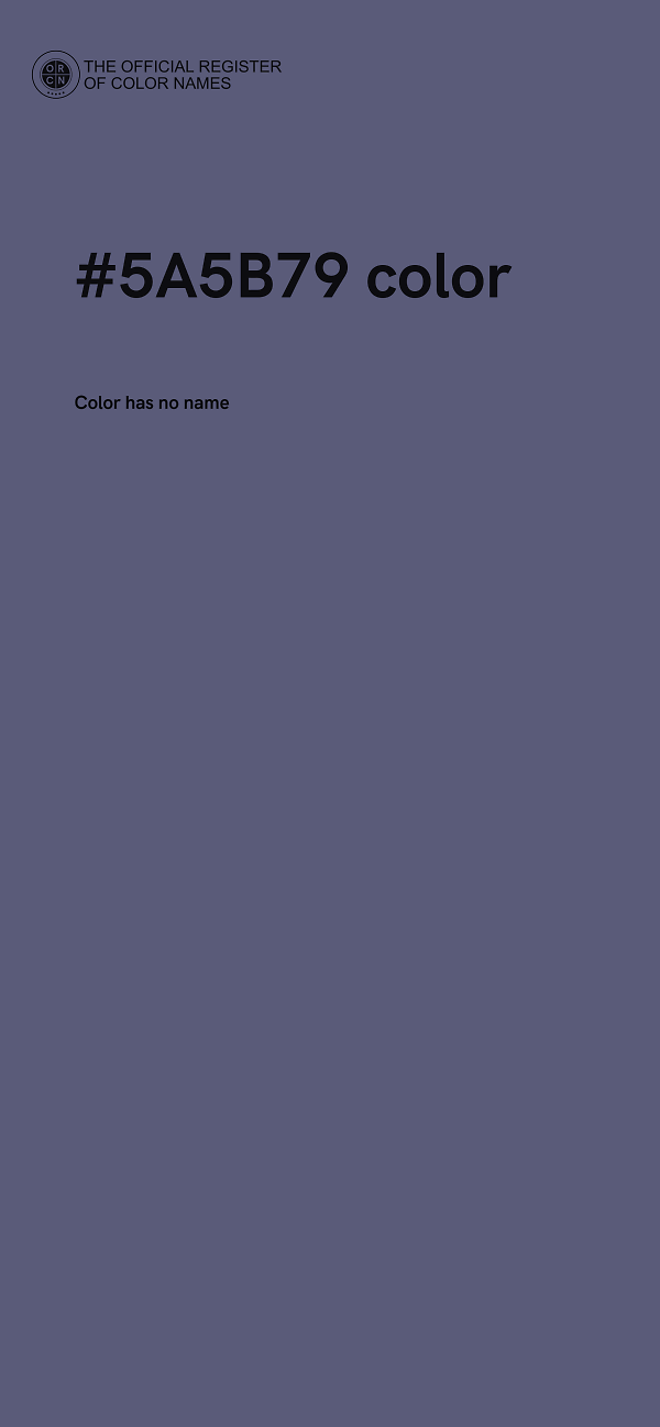 #5A5B79 color image