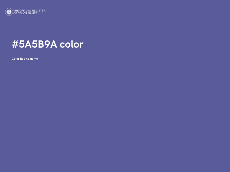 #5A5B9A color image
