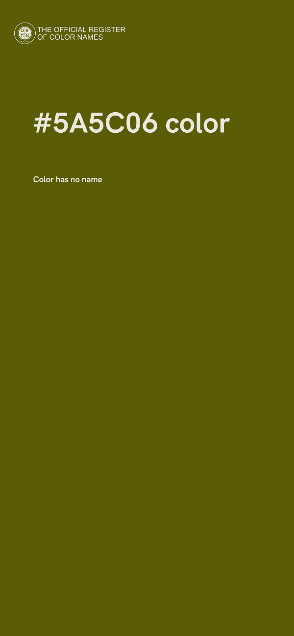 #5A5C06 color image