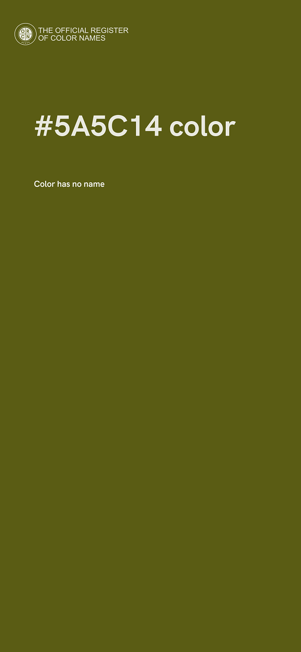 #5A5C14 color image