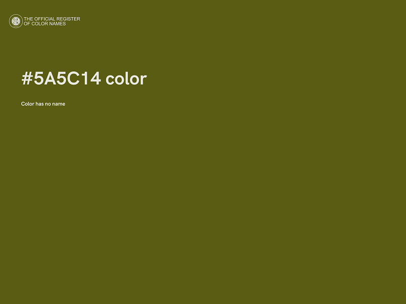 #5A5C14 color image