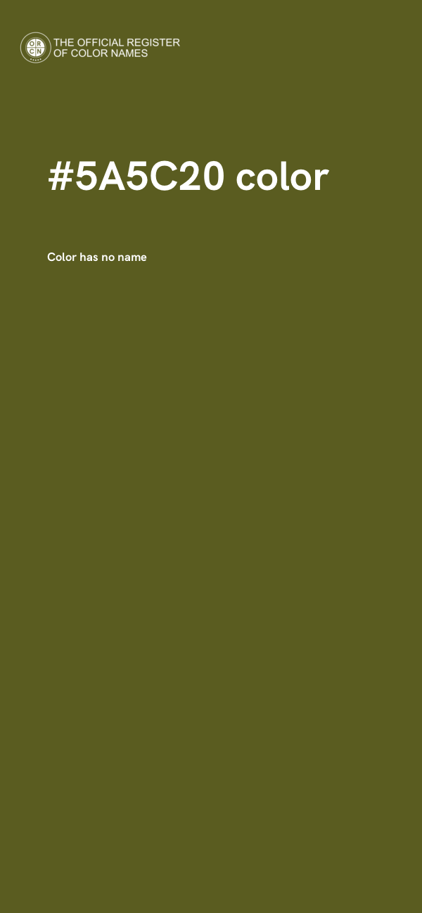 #5A5C20 color image