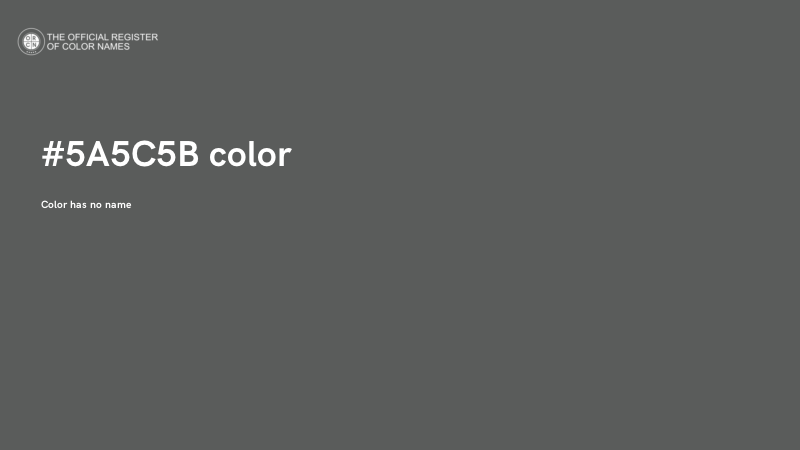 #5A5C5B color image