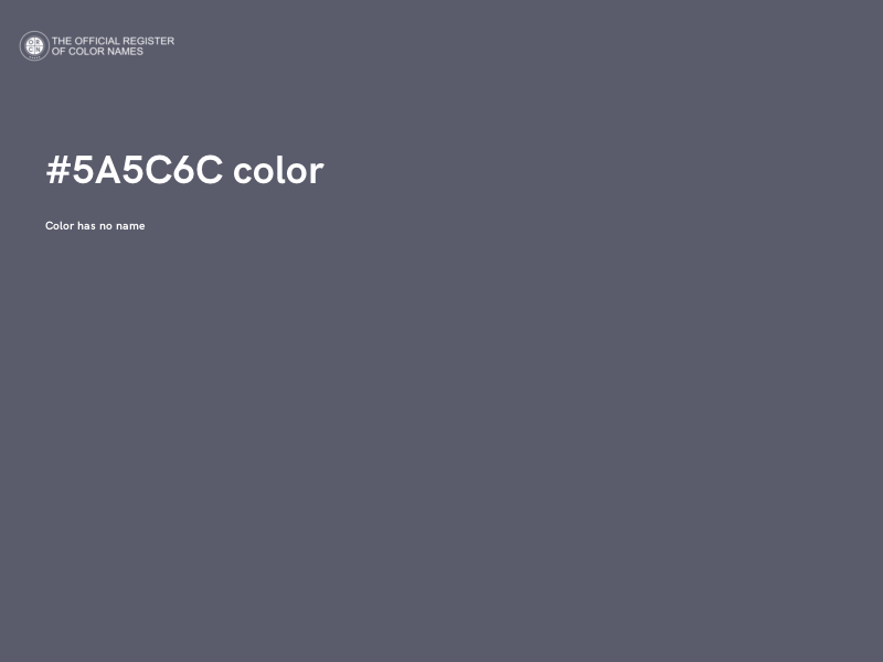 #5A5C6C color image