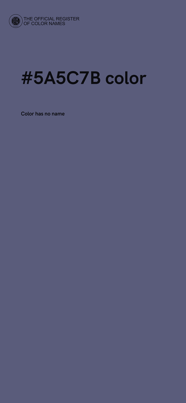 #5A5C7B color image