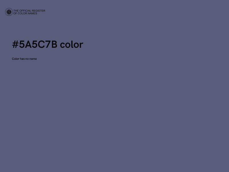 #5A5C7B color image