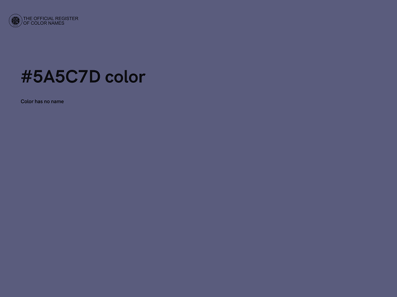 #5A5C7D color image