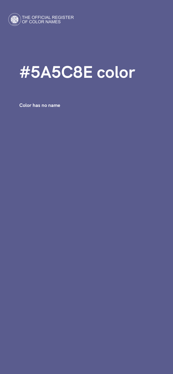 #5A5C8E color image