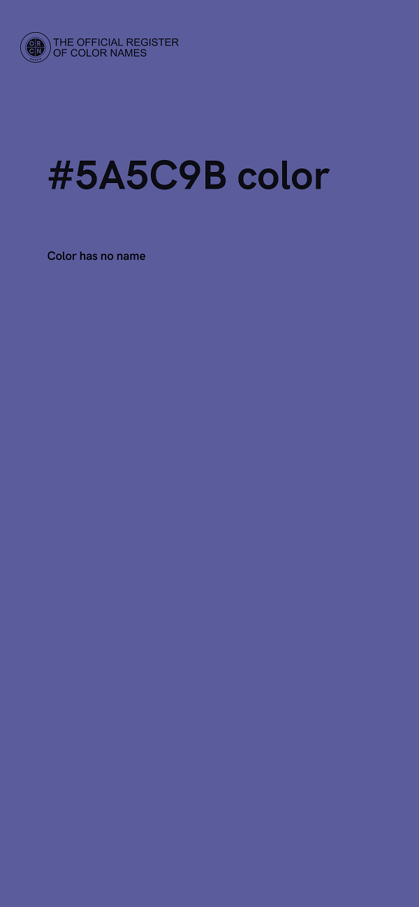 #5A5C9B color image
