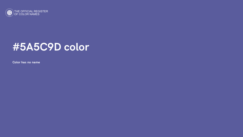 #5A5C9D color image