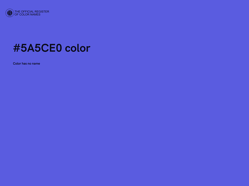 #5A5CE0 color image