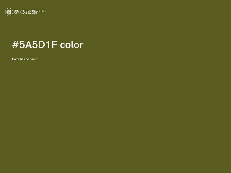 #5A5D1F color image