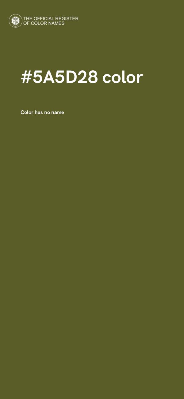 #5A5D28 color image