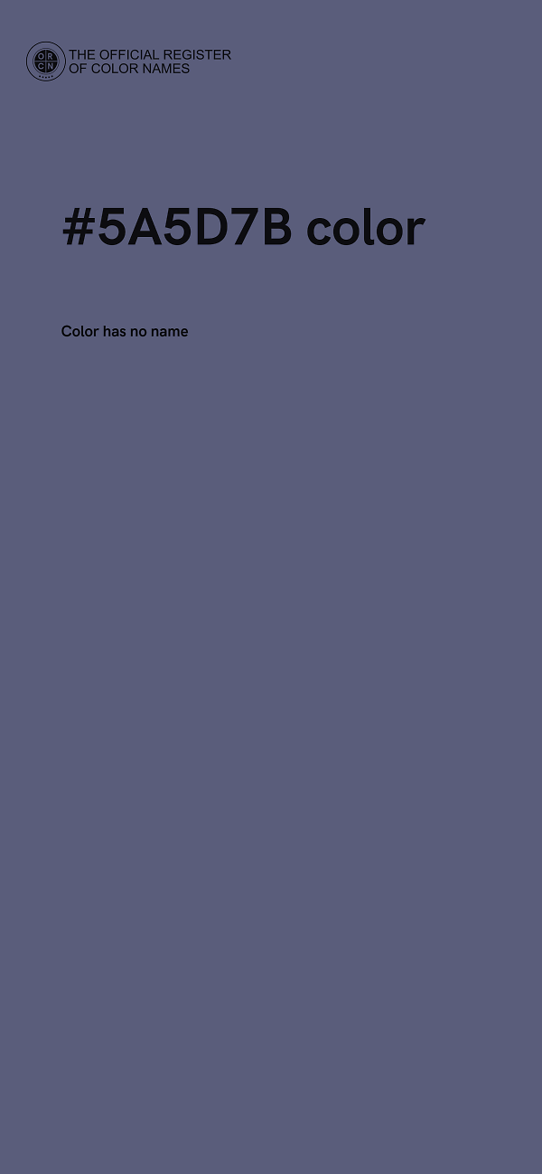 #5A5D7B color image