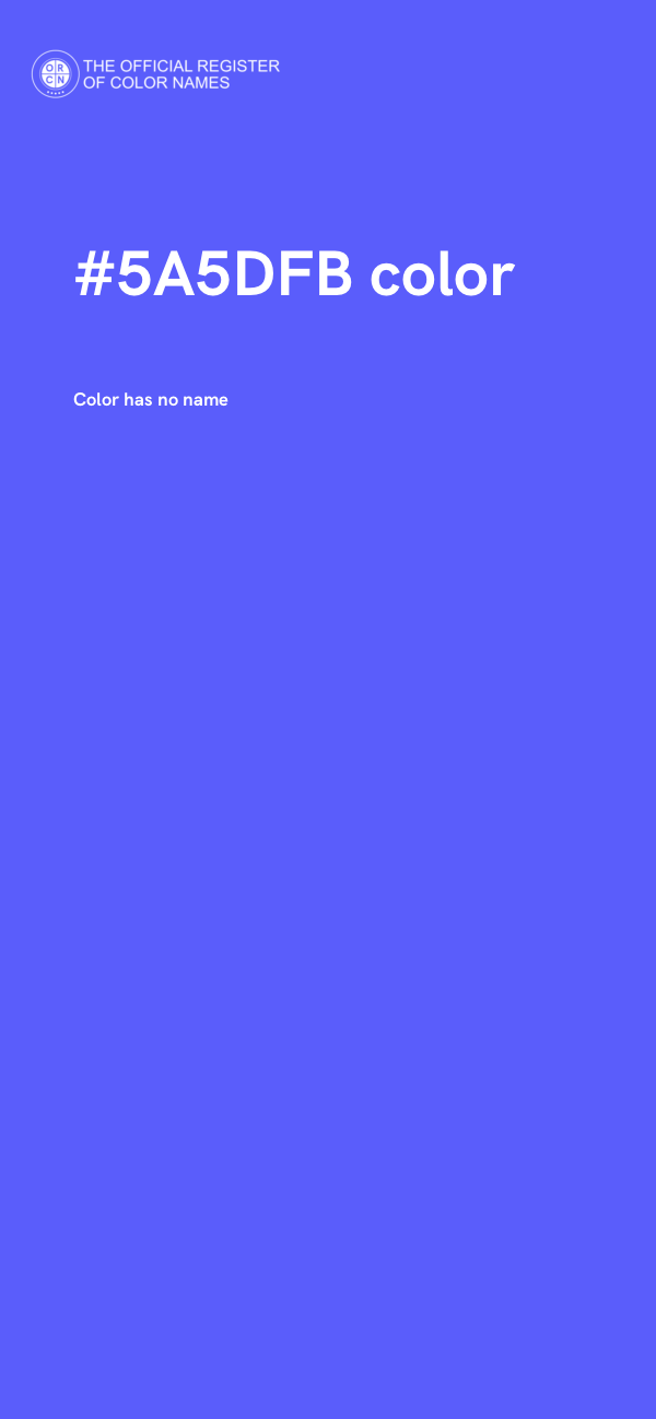 #5A5DFB color image