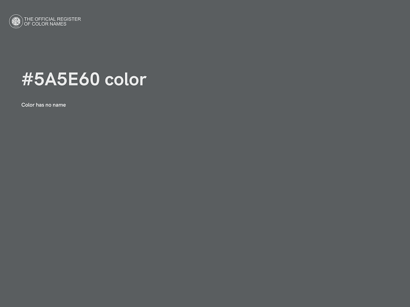 #5A5E60 color image